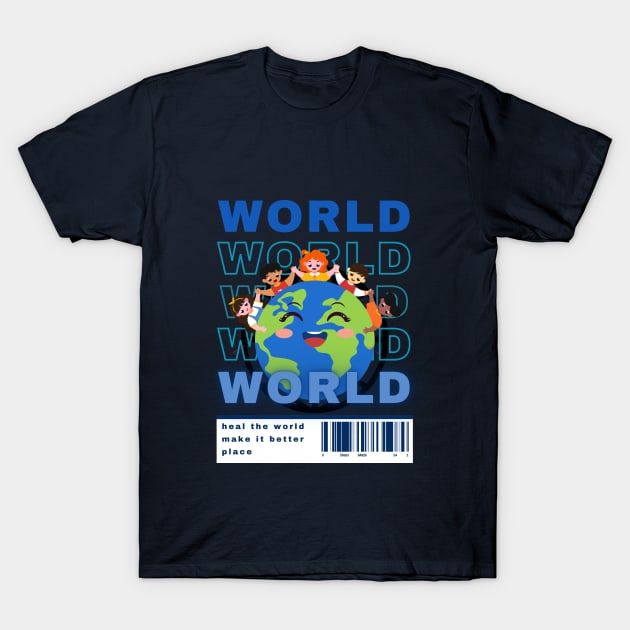 Save The Earth T-Shirt by Nata De'Art